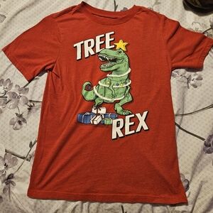 Red Tree Rex Graphic T-Shirt